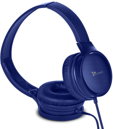 Syska HS500-BLUE 40 MM DRIVER Wired 