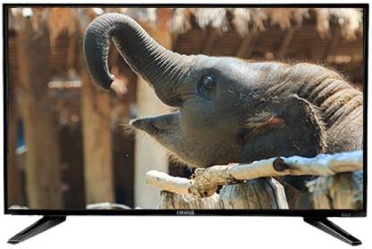 Croma 80cm (32 Inch) HD Ready LED Standard TV (A Grade Panel, CREL7369, Black)