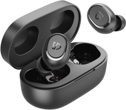 Sport-Kopfhörer mit USB-C Aufladung IPX7 TrueFree2 Kabellose Kopfhörer In-Ear-Kopfhörer wasserdicht 20 Stunden Wiedergabe Mono-Anrufe/Headset SoundPEATS Bluetooth 5.0 