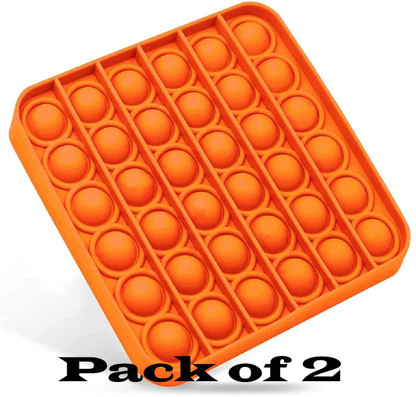 Orange Popit Push pop Learning game 
