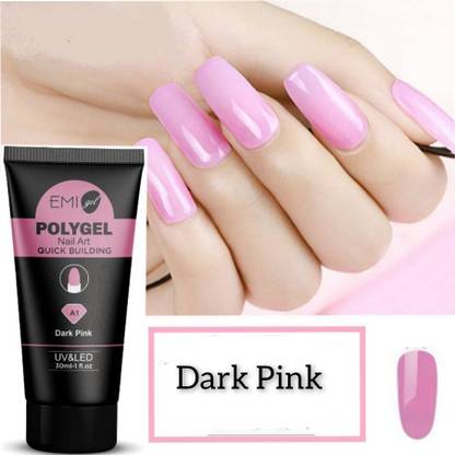 BeautyQua Saloon Finish Professional Nail Extension Gel Poly Nail Gel 30ml Quick Building Nail Gel Nail Polish For Nail Extensions Acrylic Gel Nail Art Shade - Dark Pink - Price in India, BeautyQua Saloon Finish Professional Nail Extension Gel Poly Nail Gel 30ml Quick Building Nail Gel Nail Polish For Nail Extensions Acrylic Gel Nail Art Shade - Dark Pink - Price in India,