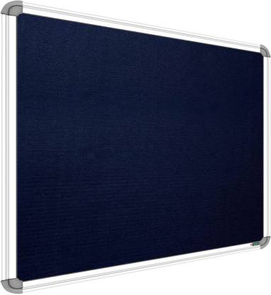 SRIRATNA 2 X 2 feet Premium Material Notice Pin-up Board/Pin-up Board/Bulletin Board/Pin-up Display Board for Office, Home (Color - Blue, Pack of 1) Notice Board