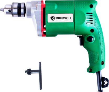 BUILDSKILL Professional Powerful Heavy Duty Electric BED1100_Green Pistol Grip Drill