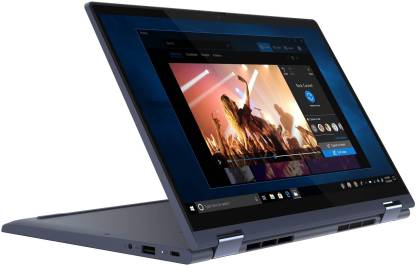[For Kotak, ICICI Credit Cards Users] Lenovo Yoga 6 Ryzen 7 Octa Core 5700U – (16 GB/512 GB SSD/Windows 11 Home) 13ALC6 2 in 1 Laptop  (13.3 inch, Abyss Blue, 2.12 kg, With MS Office)