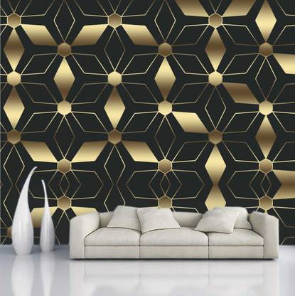 creativeprint Decorative Black, Gold Wallpaper Price in India - Buy creativeprint Decorative Black, Gold Wallpaper online at creativeprint Decorative Black, Gold Wallpaper Price in India - Buy creativeprint Decorative Black, Gold Wallpaper online at