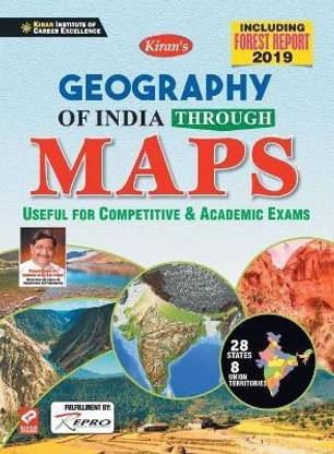 Geography of India Through Map (Eng): Buy Geography of India Through ...