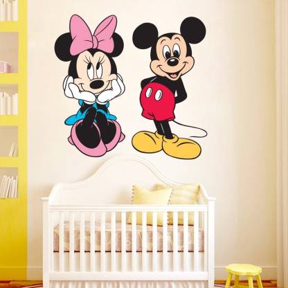 Priceless Deals 50 cm Kid's Favourite Funny Cartoon Characters Wall  Stickers/ Wall Decals for Kids Room,