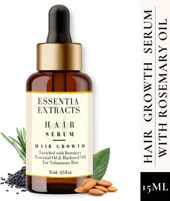 ESSENTIA EXTRACTS Hair Growth Serum enriched with Rosemary Essential Oil & Blackseed Oil | Promotes Hair ESSENTIA EXTRACTS Hair Growth Serum enriched with Rosemary Essential Oil & Blackseed Oil | Promotes Hair