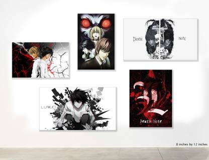 Death Note Anime Self Adhesive Laminated Poster | Wallpaper | Sticker Bedroom, Living Room And Hall | 100% Eco Friendly 3D Poster 3D Poster - TV Series, Animation & Cartoons, Comics, Pop Death Note Anime Self Adhesive Laminated Poster | Wallpaper | Sticker Bedroom, Living Room And Hall | 100% Eco Friendly 3D Poster 3D Poster - TV Series, Animation & Cartoons, Comics, Pop