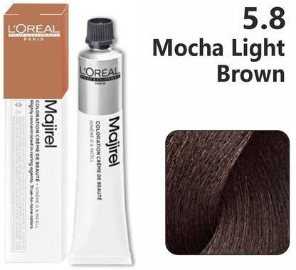 Majirel Professionnel Hair Color No. 5.8 , Mocha Light Brown - 49.5Gm -  Price In India, Buy Majirel Professionnel Hair Color No. 5.8 , Mocha Light  Brown - 49.5Gm Online In India, Reviews, Ratings & Features | Flipkart.Com