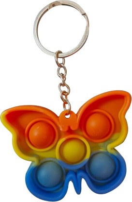 keychain pop it fidget toy