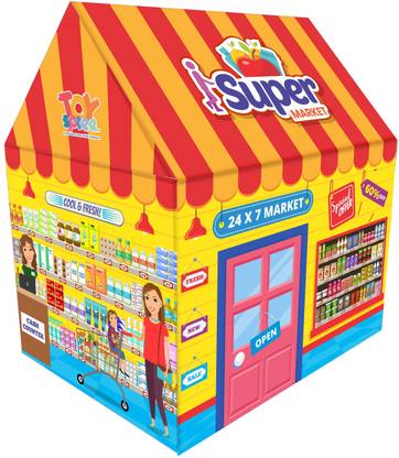 Toyspree Super market Play tent house  (Multicolor)