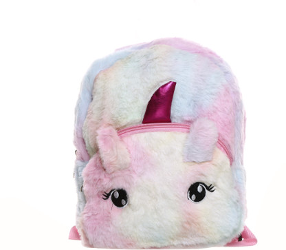 furry pink bunny backpack