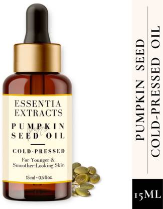 ESSENTIA EXTRACTS Extra Virgin Pumpkin seed Oil - 100% Pure Cold Pressed Edible - Glass Bottle | For Hair, Skin Massage | Improves Skin Tone & Stimulates Hair Growth | 15ML - ESSENTIA EXTRACTS Extra Virgin Pumpkin seed Oil - 100% Pure Cold Pressed Edible - Glass Bottle | For Hair, Skin Massage | Improves Skin Tone & Stimulates Hair Growth | 15ML -