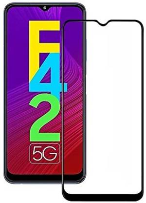 NSTAR Edge To Edge Tempered Glass for Samsung Galaxy F42 5G, Samsung Galaxy F42