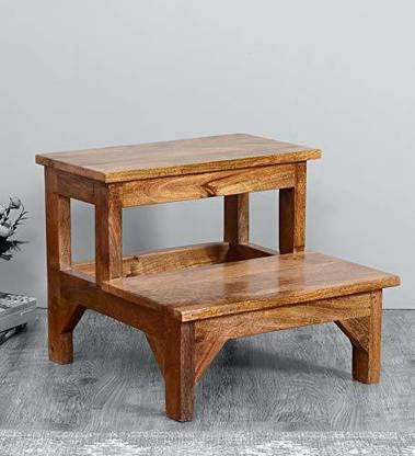 EARLYFURNITURE Wooden 2 Step Stool For Kitchen Kitchen Stool ...