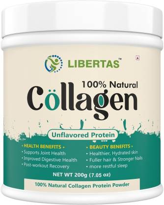 libertas Marine Fish Collagen For Healthy Hair Skin Nails and Joints  UNFLAVORED Protein Price in India - Buy libertas Marine Fish Collagen For  Healthy Hair Skin Nails and Joints UNFLAVORED Protein online