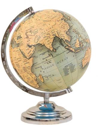 Synlark Globe for Students 8 inch World Globe for Office Table Steel ...