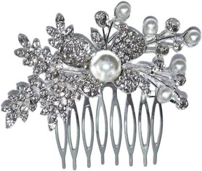Krenoz Wedding Butterfly Hair Comb Crystal Side Comb Rhinestones Hair  Jewelry Crystal Hair Pieces Decorative Bridal Hair Accessories for Women  and Girls (Silver) Hair Clip Price in India - Buy Krenoz Wedding