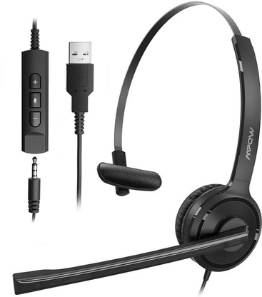Mpow Single-Sided USB Headset with 