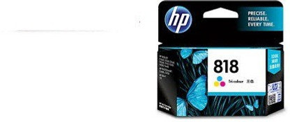 GENUINE NEW HP 818 TRI-COLOR INK 