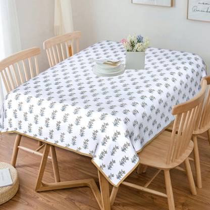 INDHOME LIFE Floral 6 Seater Table Cover