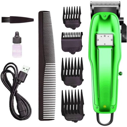 Hair Trimmer/Cleaning Brush / 4 Limit Combs/Comb/Scissors Electric Hair Clippers for Men Moustache Beard Barber Professional Rechargeable Hair Clippers for Face 