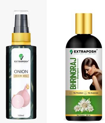 Extraposh HAIR FALL RESCUE BHRINGRAJ SHAMPOO FOR LONG AND STRONG HAIR +  ONION HAIR OIL FOR HAIR GROWTH & DRY SCALP Price in India - Buy Extraposh HAIR  FALL RESCUE BHRINGRAJ SHAMPOO