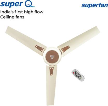 Superfan Super Q 5 Star Rated High Flow, 5 Star Energy Rating Ceiling Fans