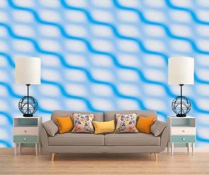 ALL DECORATIVE DESIGN Decorative Blue, White Wallpaper Price in India - Buy  ALL DECORATIVE DESIGN Decorative Blue, White Wallpaper online at  