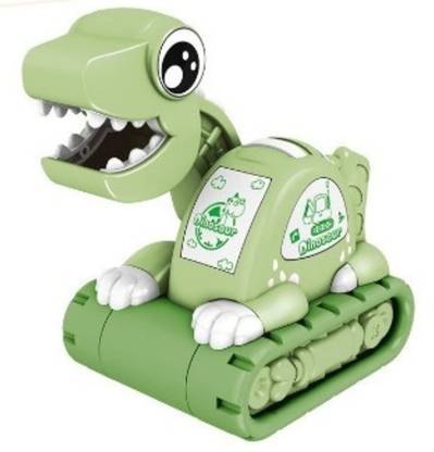 LITTLEMORE High Speed Friction Powered Dinosaur Monster Truck Toys, Push & Go Toy Trucks, Crawling Creative Cartoon Wind Up Vehicles Toy for Kids, Toddlers (Pack of 1) - High Speed Friction Powered LITTLEMORE High Speed Friction Powered Dinosaur Monster Truck Toys, Push & Go Toy Trucks, Crawling Creative Cartoon Wind Up Vehicles Toy for Kids, Toddlers (Pack of 1) - High Speed Friction Powered