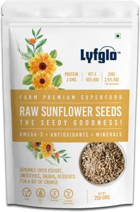 Lyfglo Premium Certified Sunflower Seeds for Healthy Skin and Hair  Sunflower Seeds Price in India - Buy Lyfglo Premium Certified Sunflower  Seeds for Healthy Skin and Hair Sunflower Seeds online at 