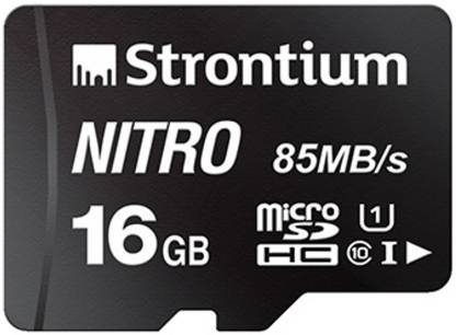 Strontium Nitro Micro SDHC Memory Card (SRN16GTFU1QR)