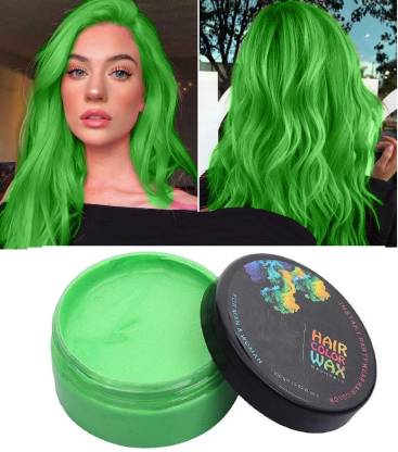 ADJD Temporary Green Color Hair Wax for Perfect Hair Styling Made from Safe  Herbal Ingredients Green in Color Hair Wax , GREEN - Price in India, Buy  ADJD Temporary Green Color Hair