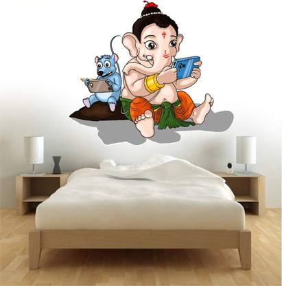 Psychedelic Collection 44 cm Lord ganesha with mushak pvc vinyl multicolor decorative wall sticker for wall decoration Self Adhesive Sticker Price in India - Buy Psychedelic Collection 44 cm Lord ganesha with Psychedelic Collection 44 cm Lord ganesha with mushak pvc vinyl multicolor decorative wall sticker for wall decoration Self Adhesive Sticker Price in India - Buy Psychedelic Collection 44 cm Lord ganesha with