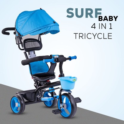 with Storage Basket and Detachable Canopy Vehpro Baby Stroller Baby Walker Used to Take 1-3 Year Old Boy Girl Child for Outdoor Walks Blue Baby Tricycle Bike 
