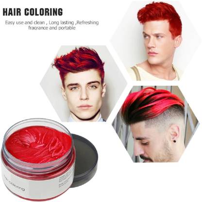 GULGLOW99 temporary hair color wax washable instant hair colour for man and  woman style your hair , RED - Price in India, Buy GULGLOW99 temporary hair  color wax washable instant hair colour