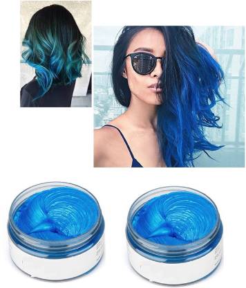 EVERERIN Hair Color Wax Temporary Hairstyle BOY & GIRL Natural Hairstyle  Wax For Men And Women Party Instant Hair Wax, Temporary Hairstyle , Blue -  Price in India, Buy EVERERIN Hair Color
