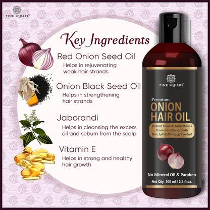 Pink Square Premium Onion Herbal Hair Oil For Hair Fall Control Combo Pack of 2 ,100ml(200ml) Hair Oil - Price in India, Buy Pink Square Premium Onion Herbal Hair Oil For Hair Pink Square Premium Onion Herbal Hair Oil For Hair Fall Control Combo Pack of 2 ,100ml(200ml) Hair Oil - Price in India, Buy Pink Square Premium Onion Herbal Hair Oil For Hair