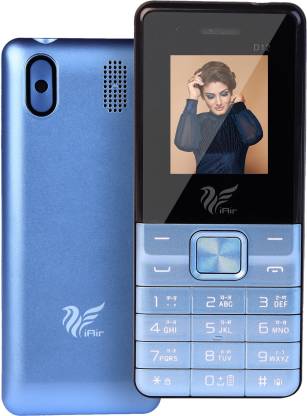 IAIR Basic Feature Dual Sim Mobile Phone with 2800mAh Battery, 1.77 inch Display Screen, 0.8 mp Camera with Big LED Torch (FPD12, Blue)
