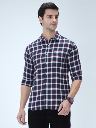 Men Checkered Casual Multicolor Shirt 