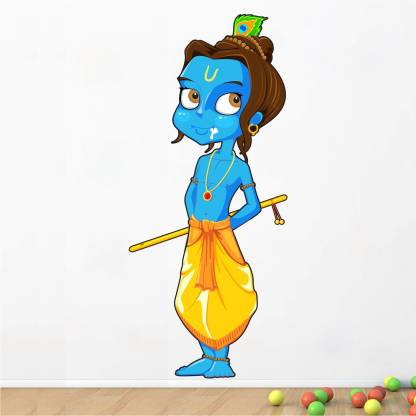 WALLPIK Cute - Baby - Lord - Krishna - Kids - Room - Colorful - Wall  Sticker - 074 Price in India - Buy WALLPIK Cute - Baby - Lord - Krishna -  Kids - Room - Colorful - Wall Sticker - 074 online at 