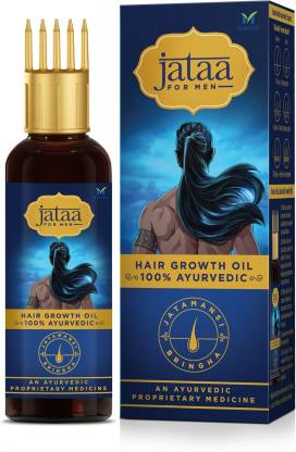 Marico Jataa For Men Ayurvedic Hair Oil, Hairfall Control & Hair Regrowth with Jatamansi & Bhringraj Hair Oil  (100 ml)