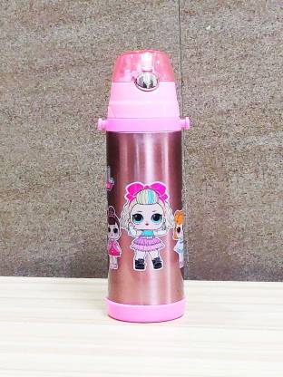  | Magic of Gifts Cute Girl Cartoon Design Sipper Water Bottle  Stainless Steel Hot and Cold Water Bottle 500 ML for Kids Girls Sipper  Water Bottle/ School Water Bottle for Baby