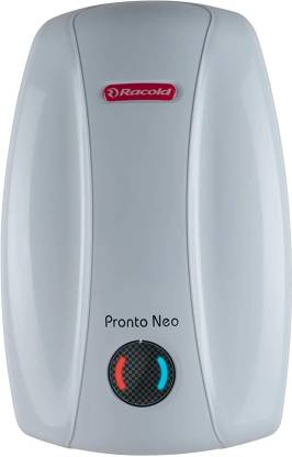 Racold 1 L Instant Water Geyser (PRONTO NEO SS 1V 3KW, White)