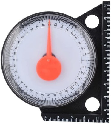 90 Grad Range Bottom mit Magnet Multifunktions Mini Digitalanzeige Winkelmesser Inclinometer Level Meter 0,1 Grad Auflösung und 4 