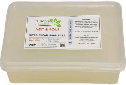 D Roots Botanica Ultra Clear Melt and Pour Soap Base