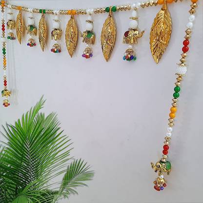 Printed Acrylic Ganesh Toran, Work : Embroided at Best Price in Thane