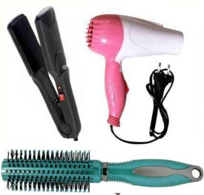 OLMEO Premium Foldable 2 Speed Hair Dryer Hair Brush & Saloon Professional  Hair Straightener 522 Personal Care Appliance Combo Price in India - Buy  OLMEO Premium Foldable 2 Speed Hair Dryer Hair