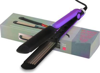 BAZER AK-5506D Professional Hair Crimper Beveled edge for Crimping, Styling and volumizing with Ceramic Technology for gentle and frizz-free Crimping Hair Styler - BAZER : BAZER AK-5506D Professional Hair Crimper Beveled edge for Crimping, Styling and volumizing with Ceramic Technology for gentle and frizz-free Crimping Hair Styler - BAZER :